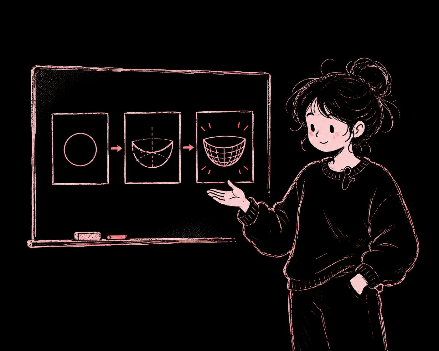 Teacher creating edtech content